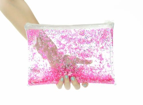 ounce glitter handmade bag