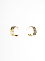 Sydnie Wainland Gold Double Woven Hoops