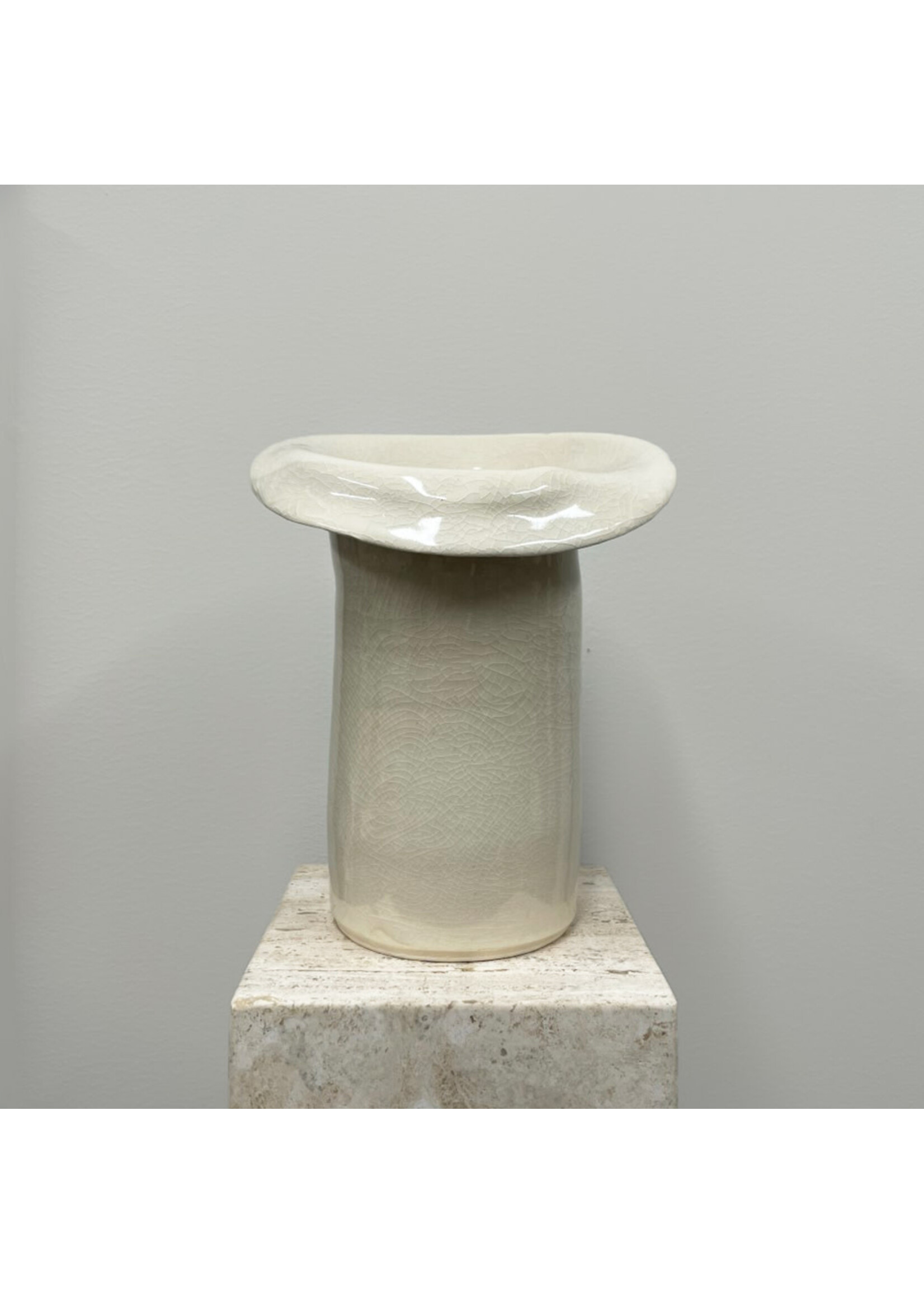 Anne Weber Callahan Sad Lip Vase Large