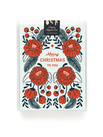 Erin McManness Christmas Rose Card - Box Set of 8
