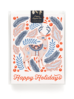 Erin McManness Festive Deer Card- Box Set of 8