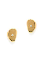 Hayley Schlesinger Shiny Pebble Stud Earrings