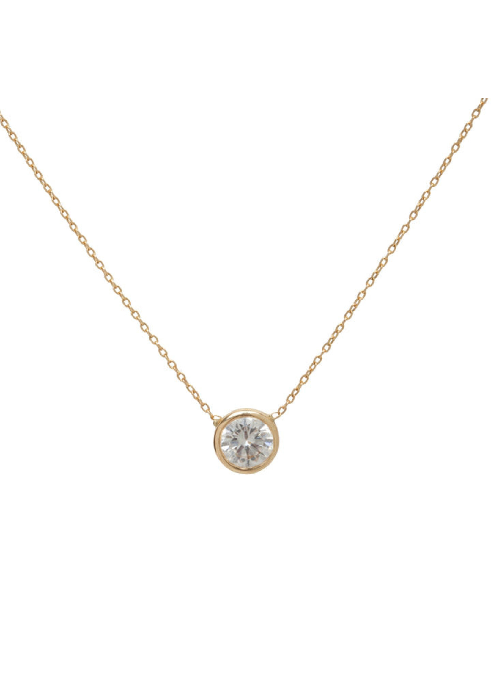 Hayley Schlesinger Simple Diamond Necklace