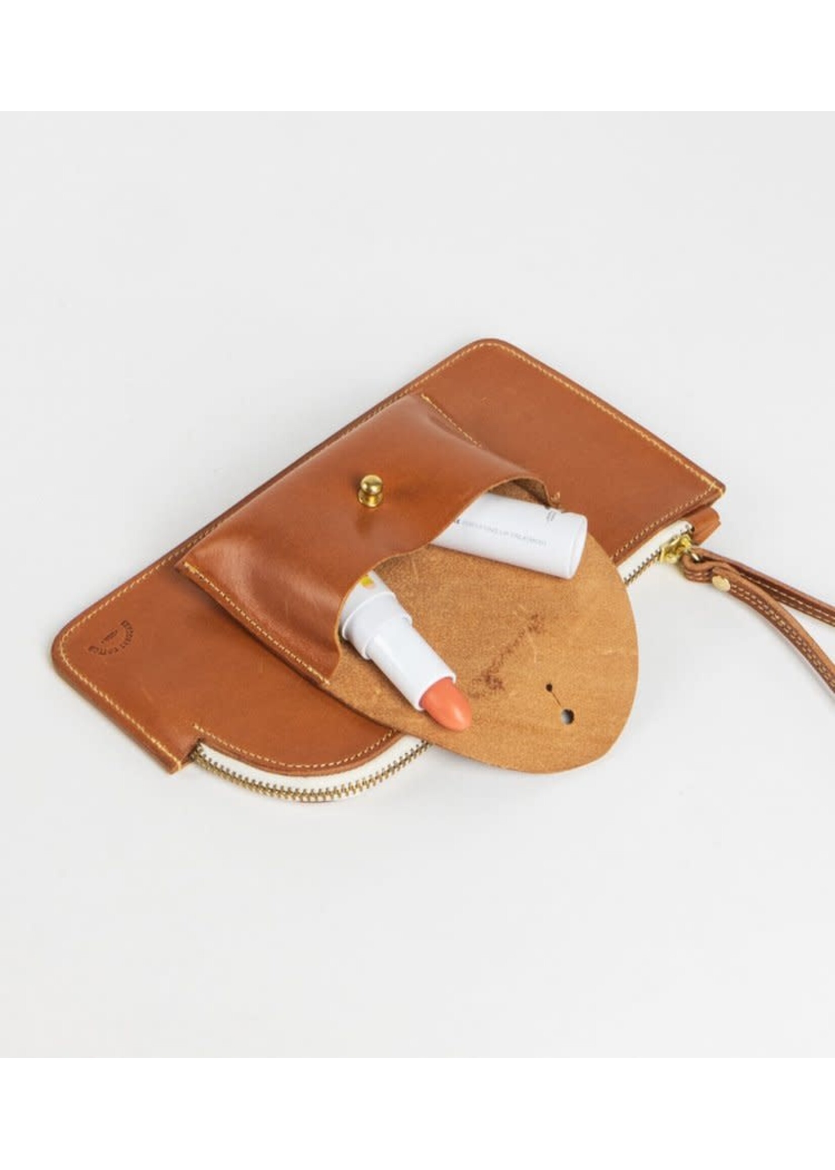 Shira Entis Bank Wallet Cognac