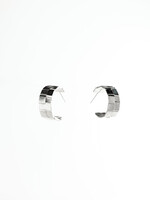 Sydnie Wainland Silver Double Woven Hoops