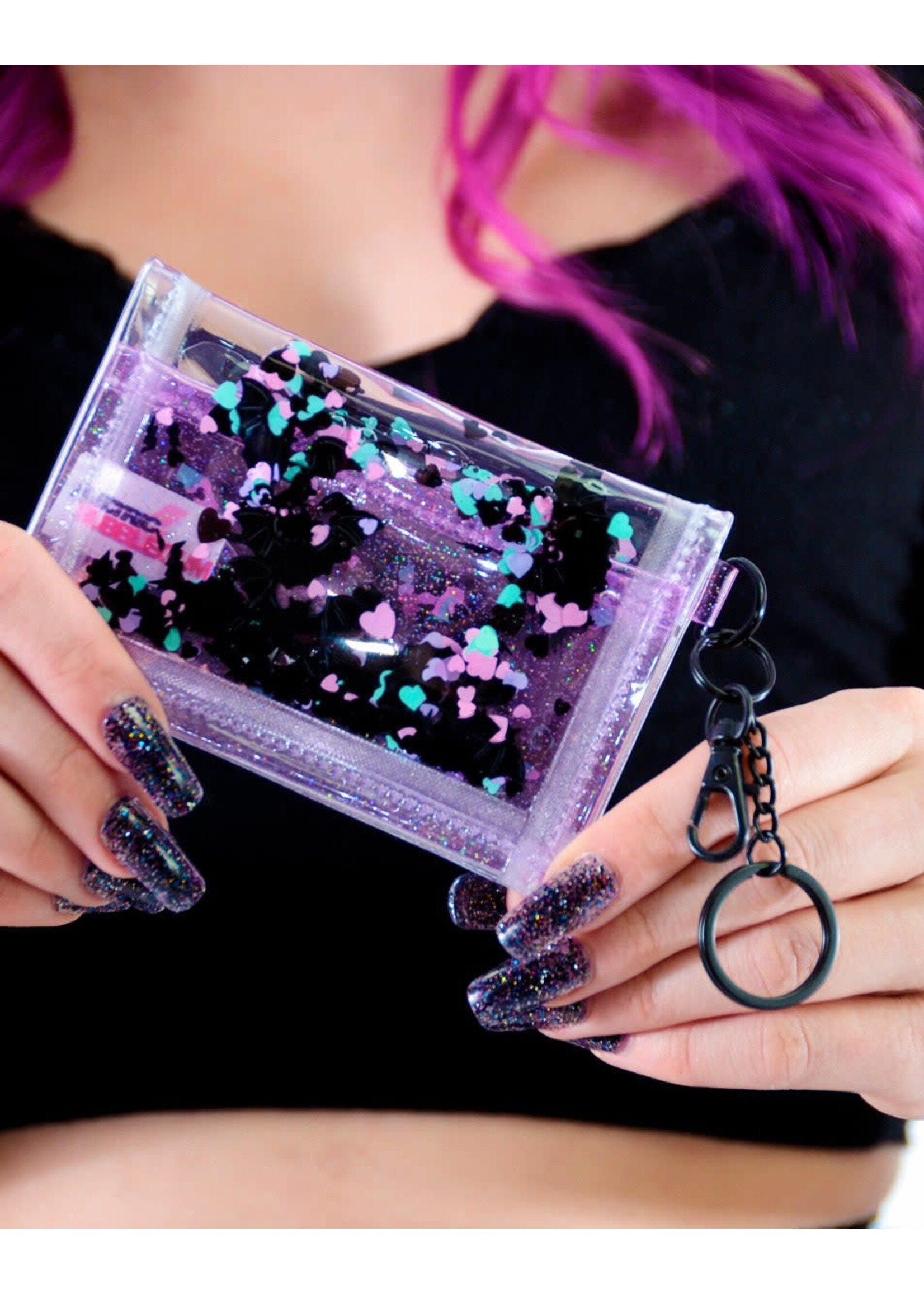 Mariah Hodges Liquid Glitter Tiny Wallet