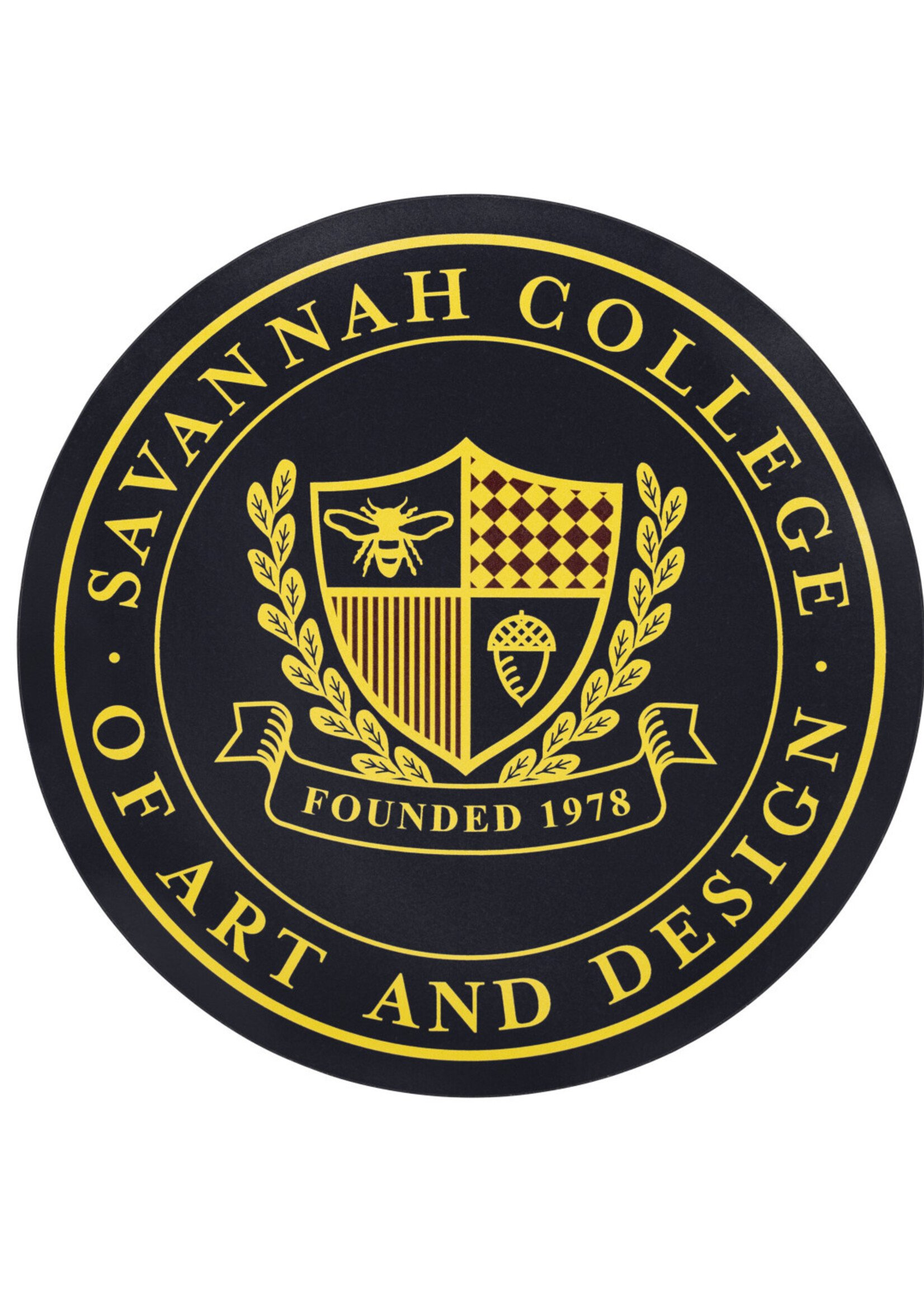 SCAD SCAD Crest Round Sticker