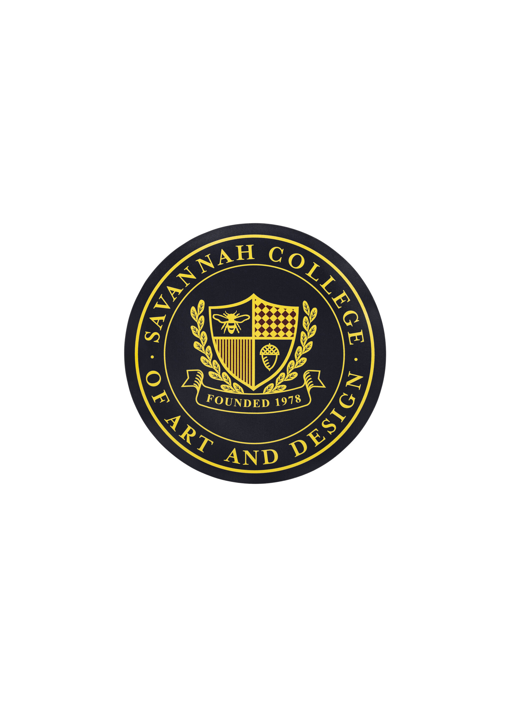 SCAD SCAD Crest Round Sticker