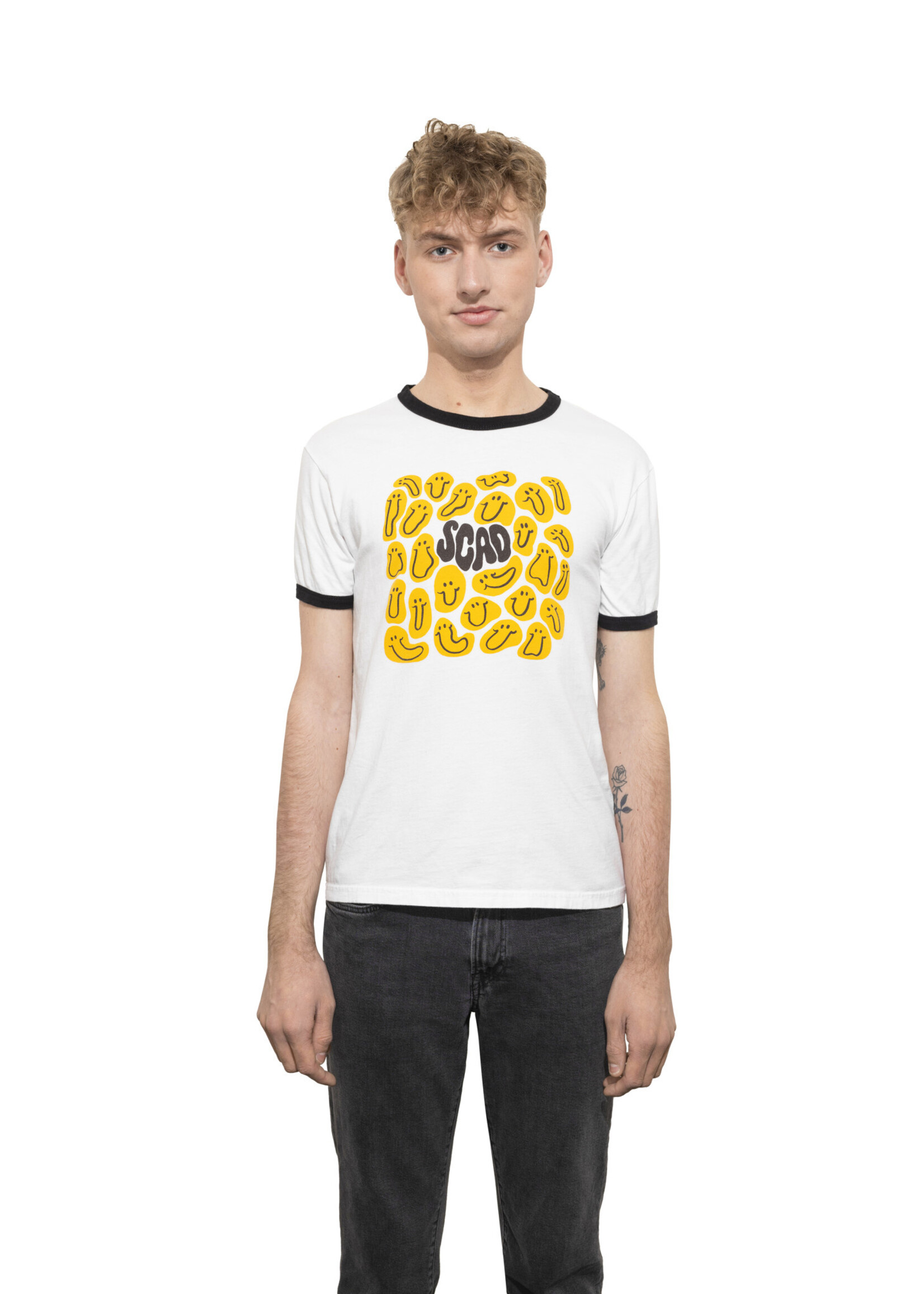 SCAD SCAD Smile is Good Ringer T-shirt