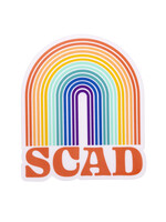 SCAD SCAD Neon Rainbow Bumper Sticker