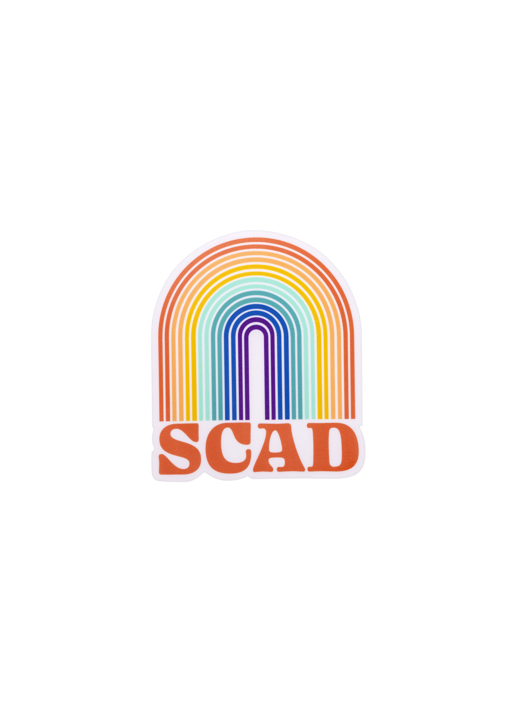 SCAD SCAD Neon Rainbow Bumper Sticker