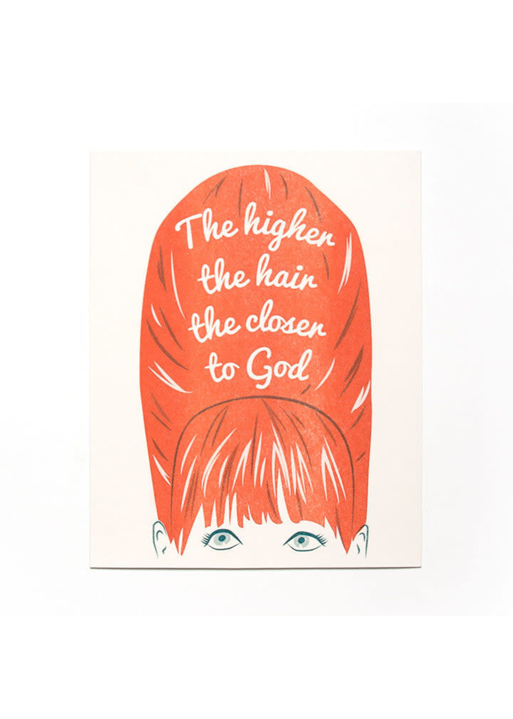 Kate Thurman The Higher The Hair Print