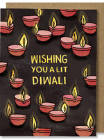 Krishna Chavda Lit Diwali Card