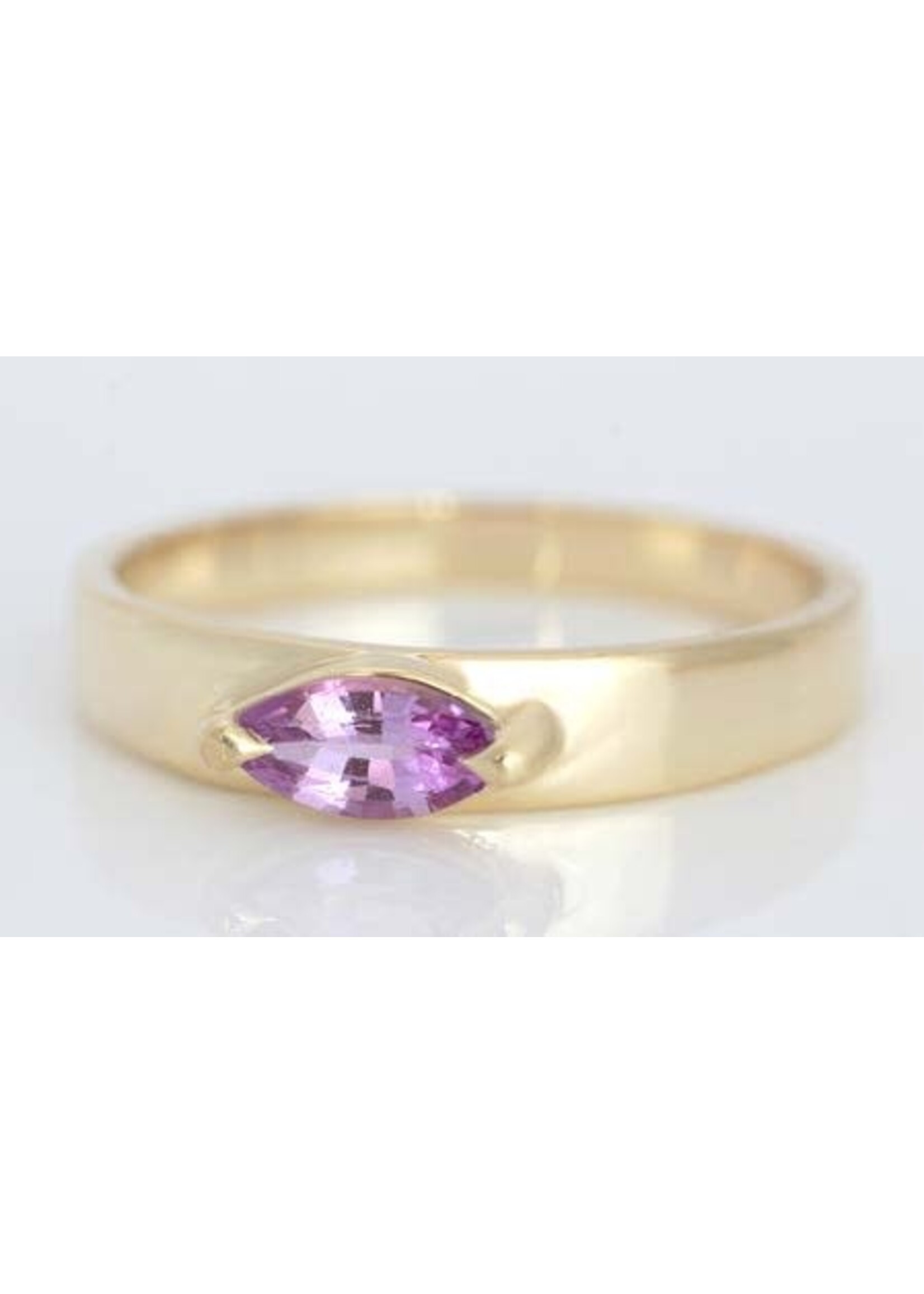 Katie Finn Purple Sapphire Ring