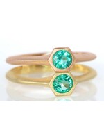 Katie Finn Zambian Emerald Signet Ring