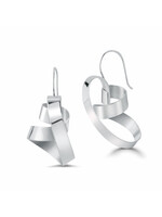 Mia Hebib Silver Rollercoaster Earrings