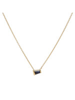 Hayley Schlesinger Tapered Baguette Sapphire Necklace