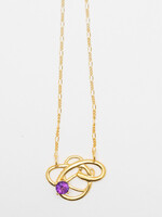 Sydnie Wainland Gold Droplet Necklace
