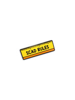 SCAD SCAD Rules Enamel Pin