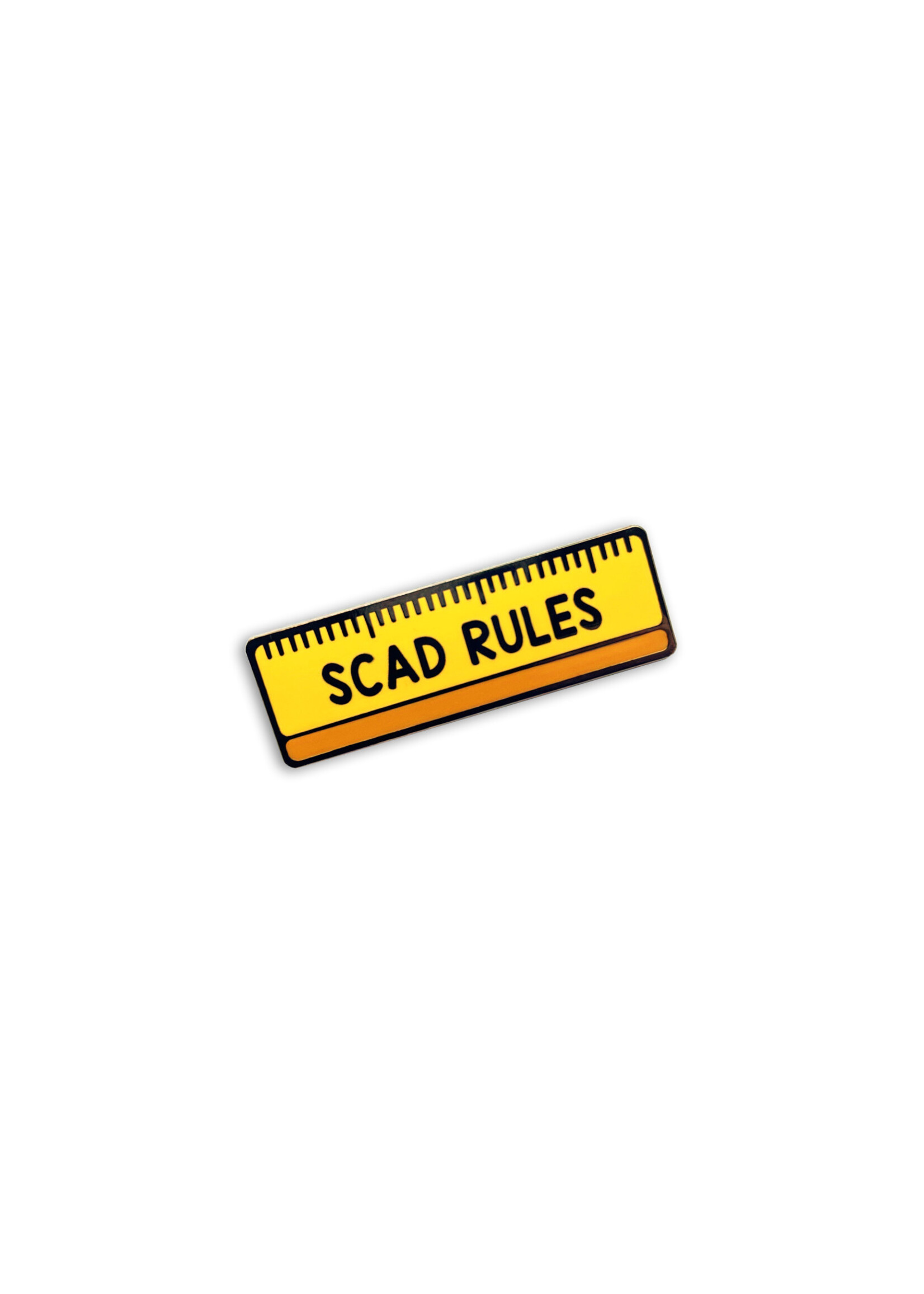 SCAD SCAD Rules Enamel Pin