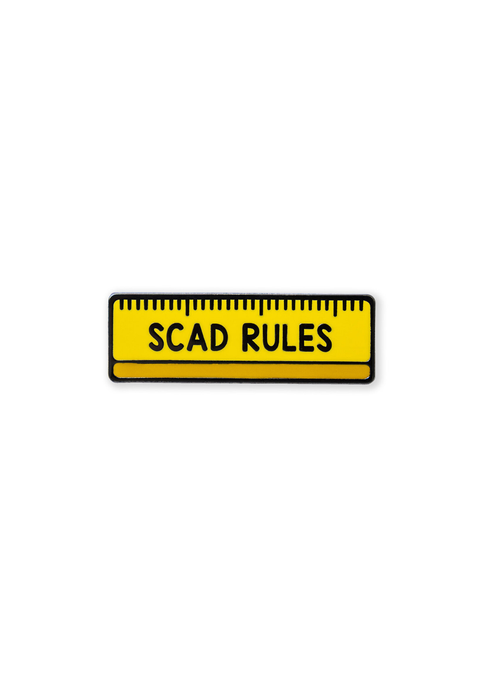 SCAD SCAD Rules Enamel Pin