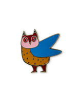 SCAD Abel Macias Owl Enamel Pin