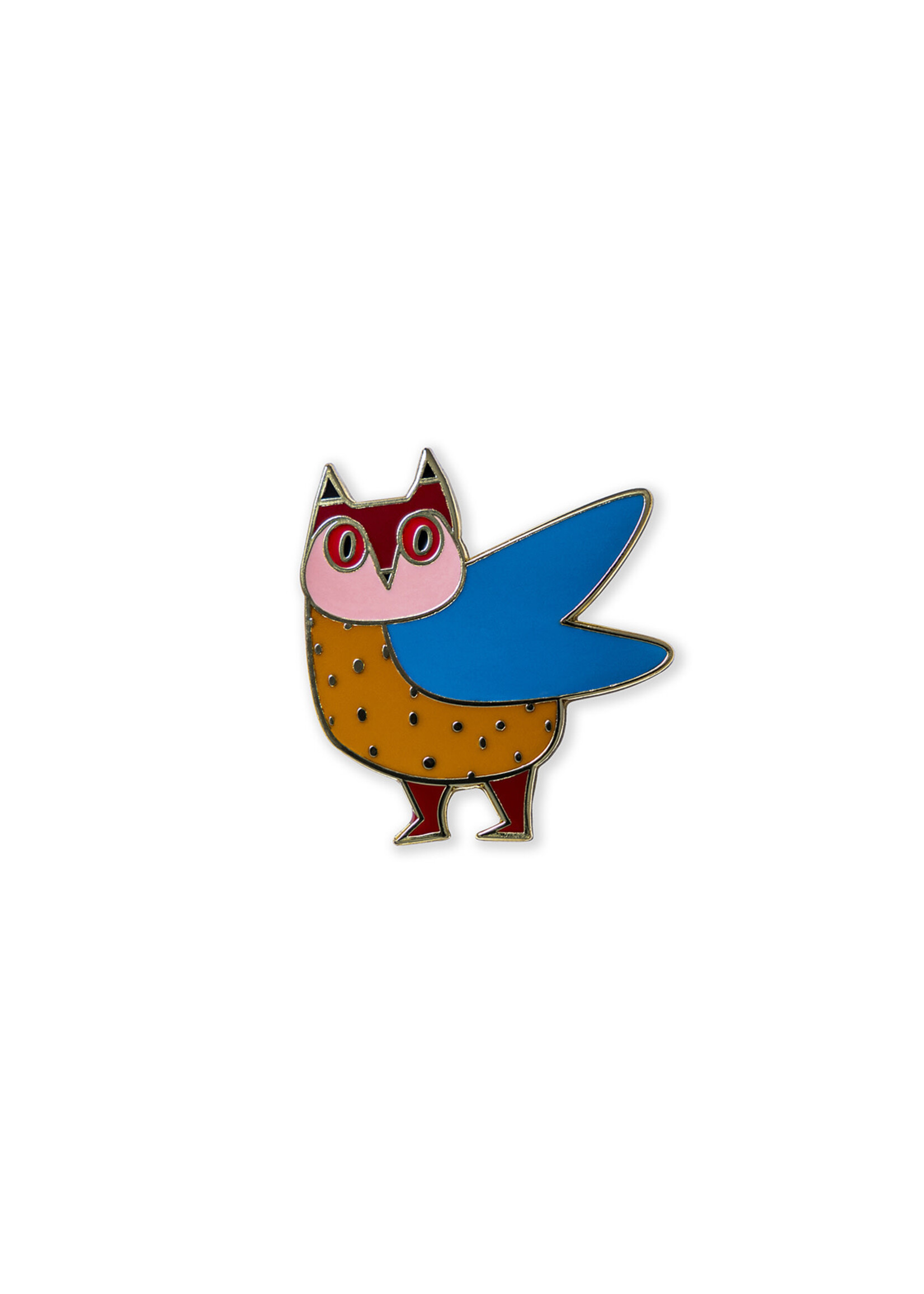 SCAD Abel Macias Owl Enamel Pin