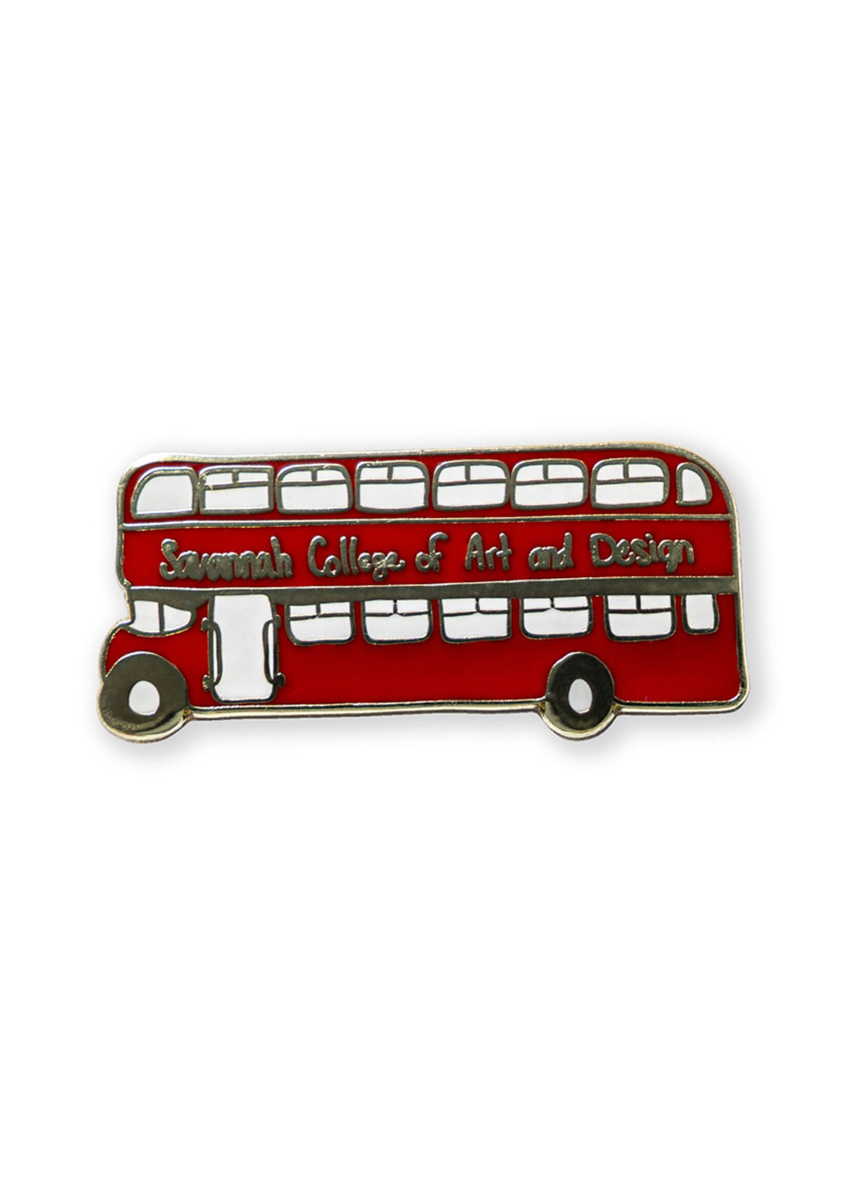 SCAD SCAD Double-Decker Bus Enamel Pin