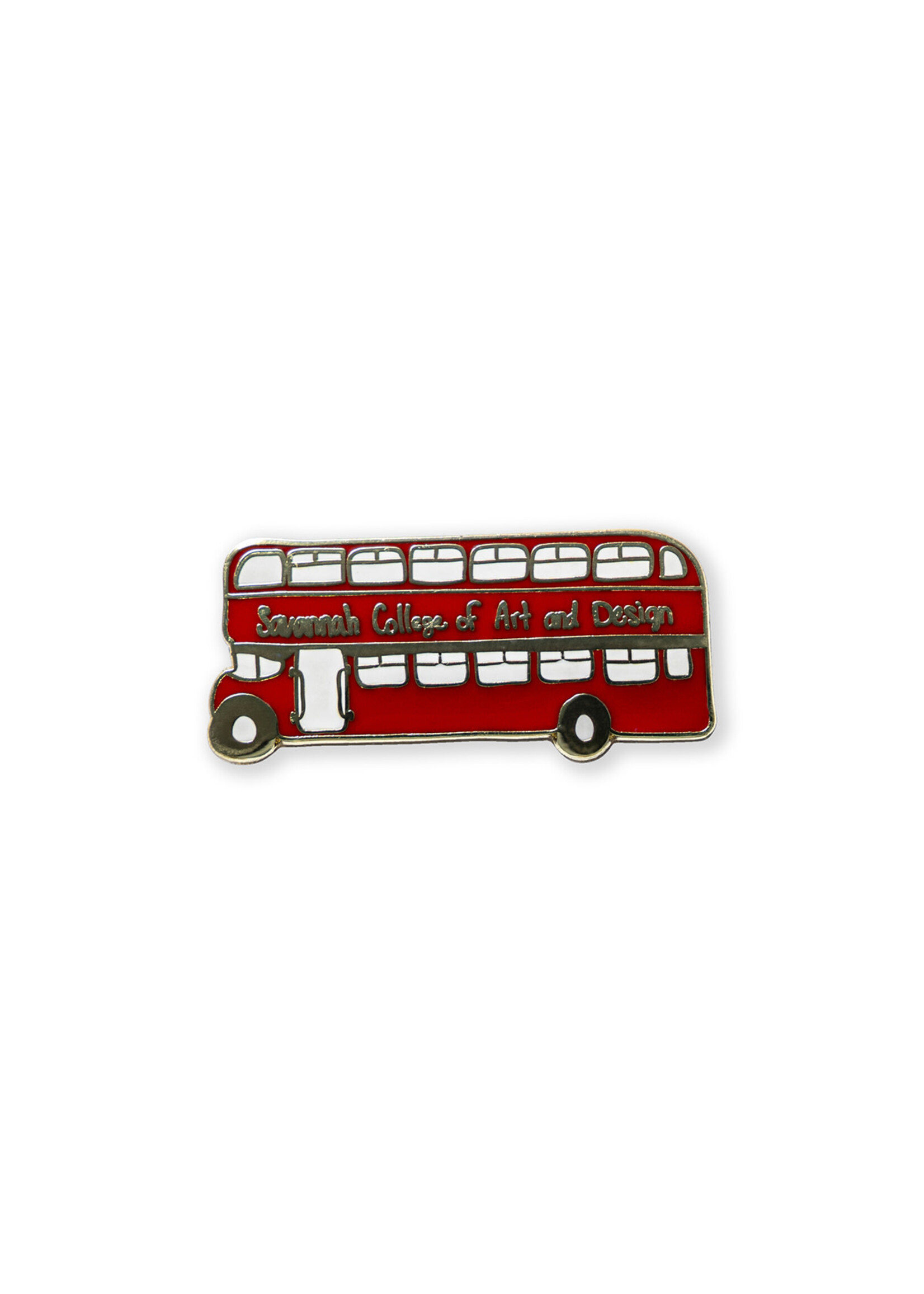 SCAD SCAD Double-Decker Bus Enamel Pin