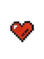 SCAD SCAD 8BIT Heart Enamel Pin