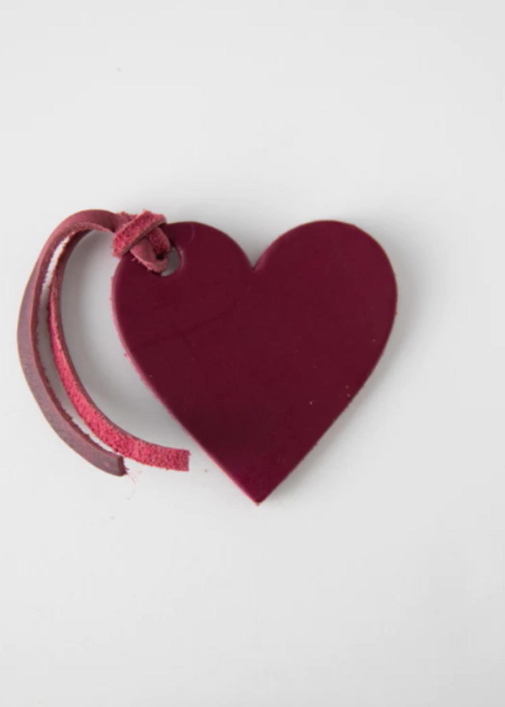 Kyle Martin Leather Heart Tag