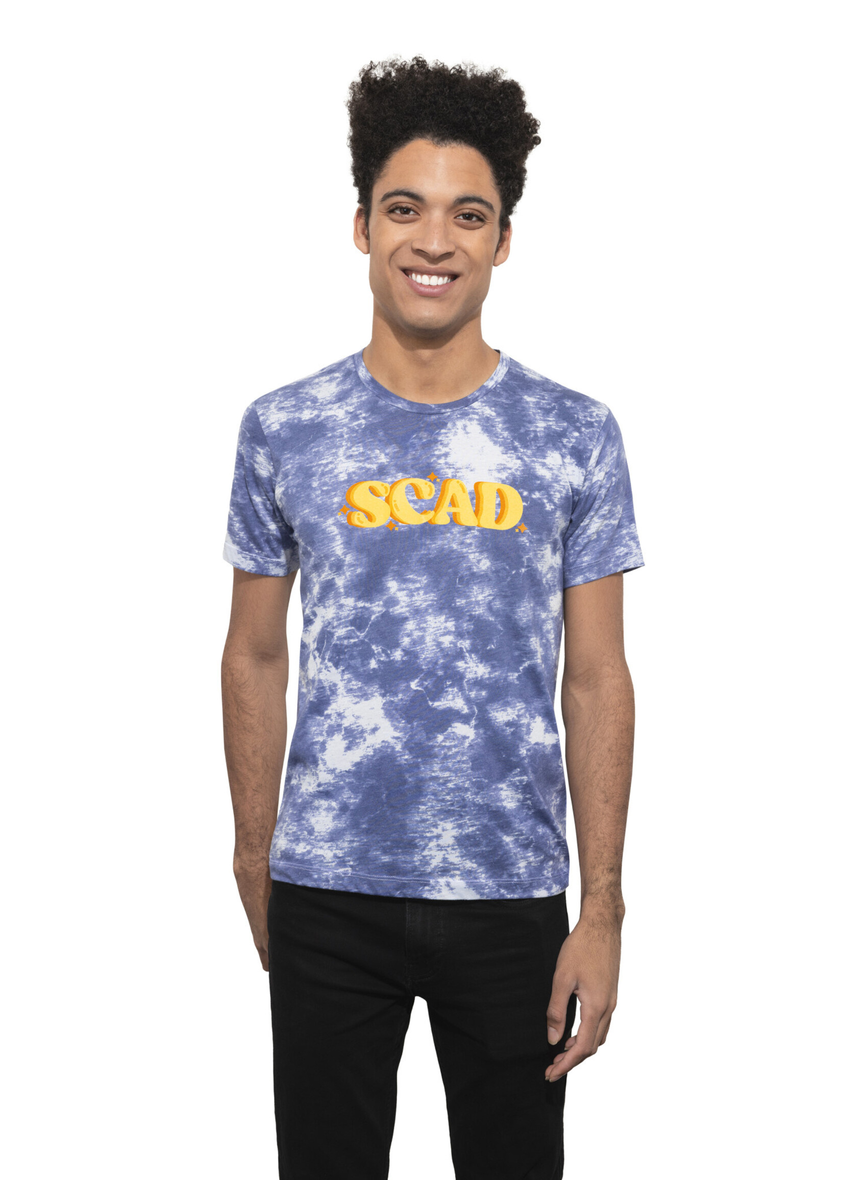 SCAD SCAD Blue Tie Dye T-Shirt