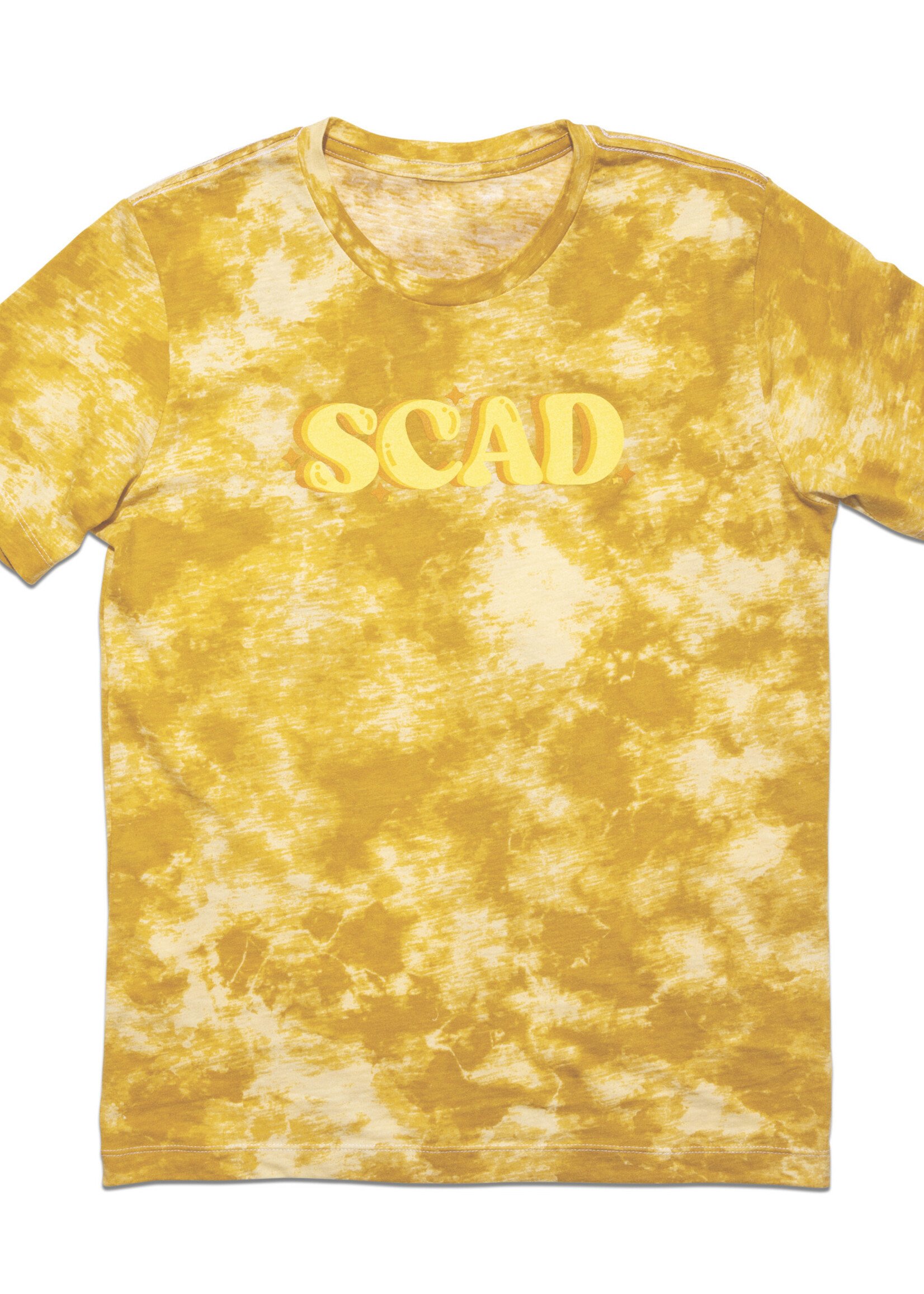 SCAD SCAD Gold Tie Dye T-Shirt