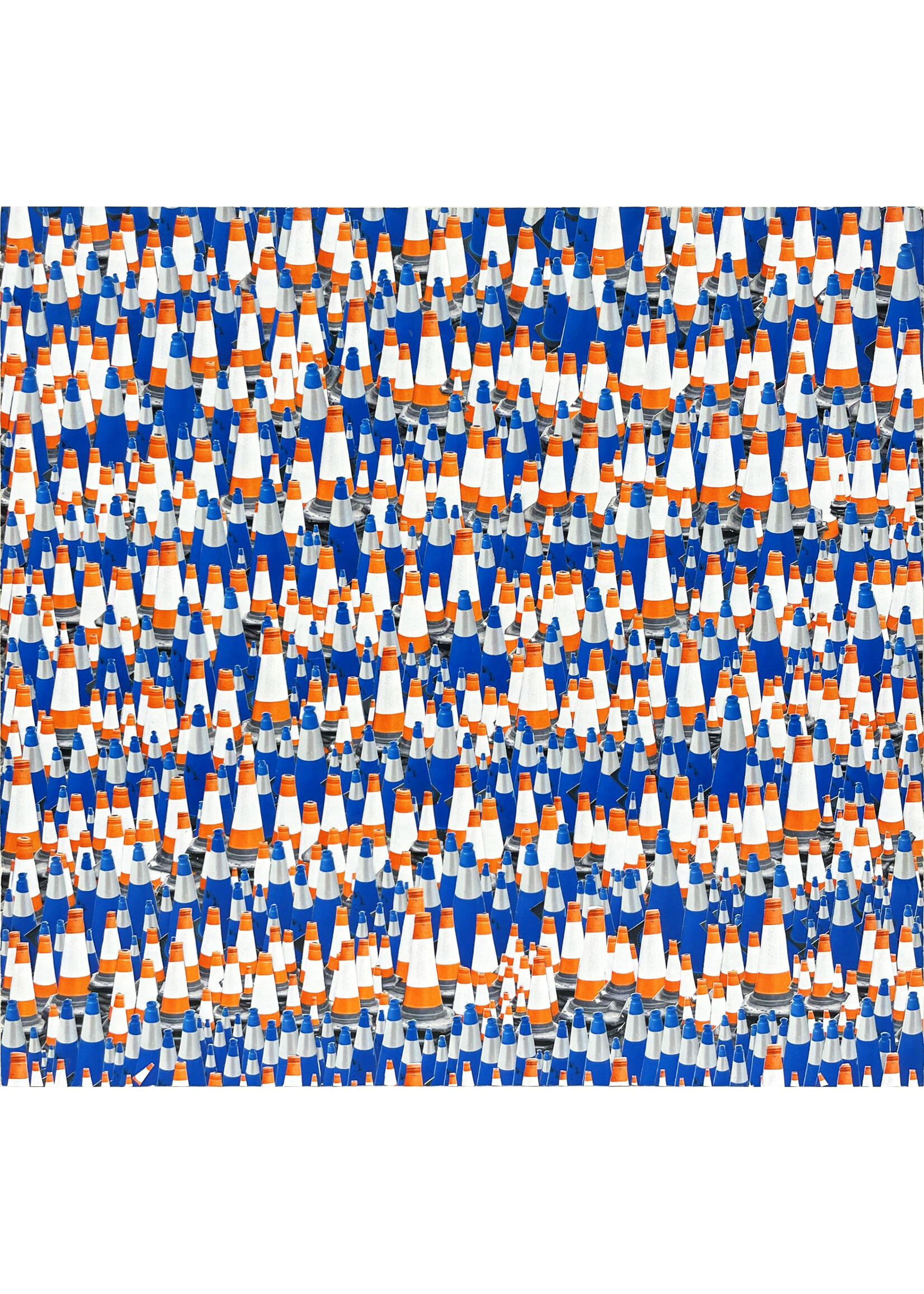 Christopher Paul Dean Homage to the Safety Cone: Cluster Collage (No.1)