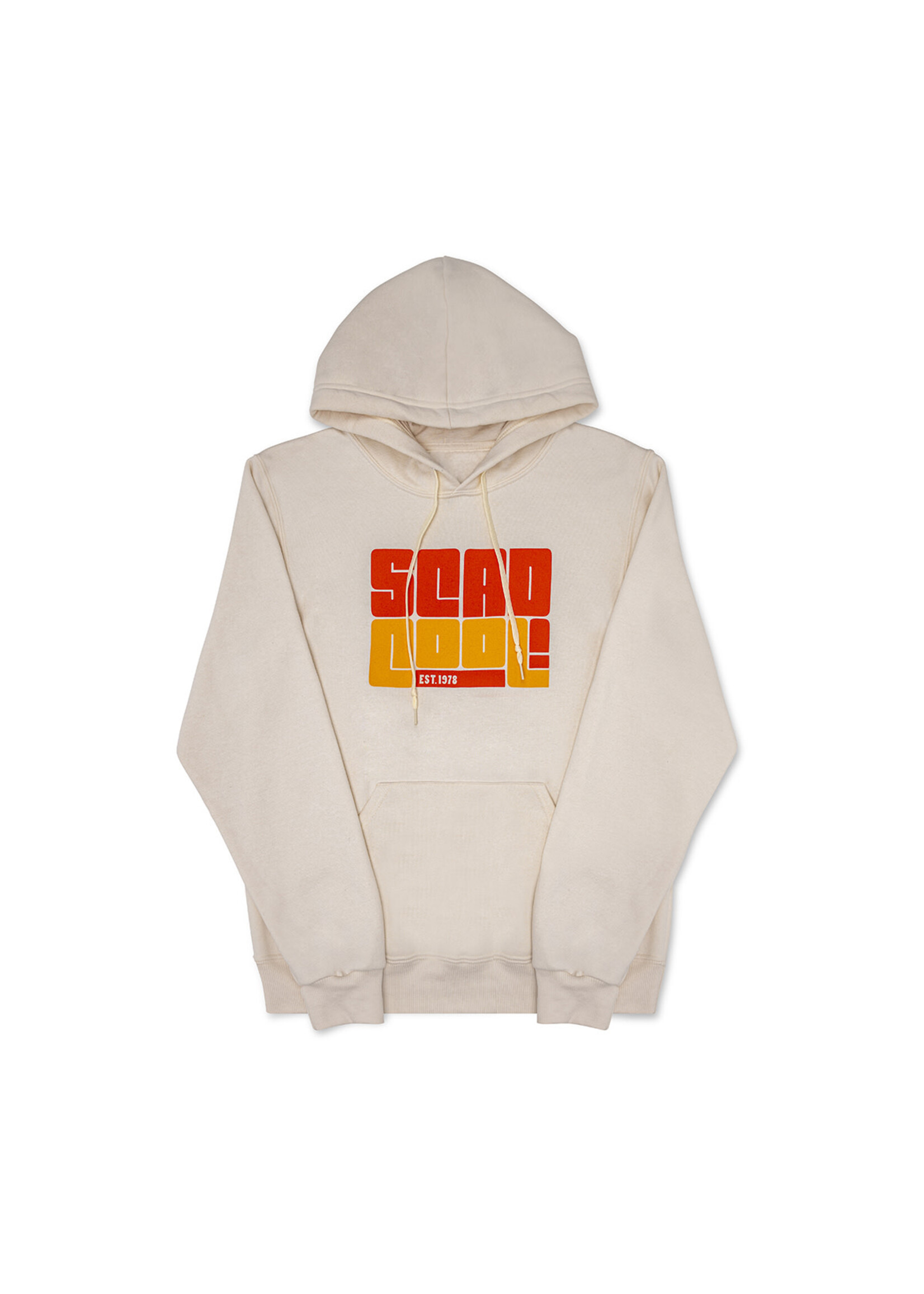 SCAD SCAD Cool Stacked, Hooded Sweatshirt, Cream