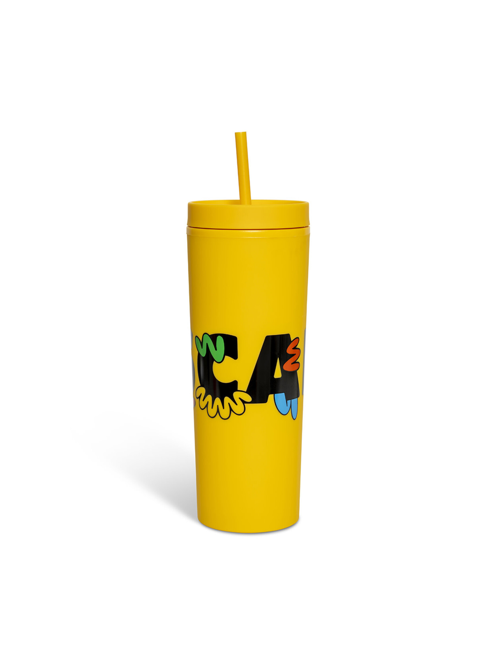 SCAD Squiggles Tumbler Acrylic 17 oz Yellow