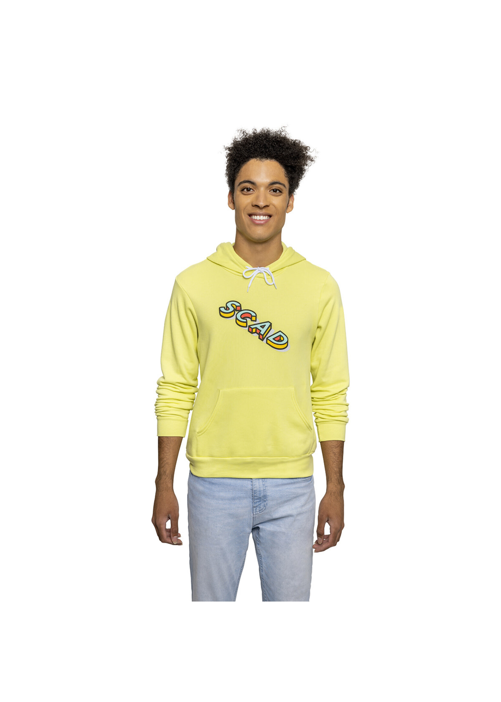 SCAD Perspective, Hooded Sweatshirt, Chartreuse