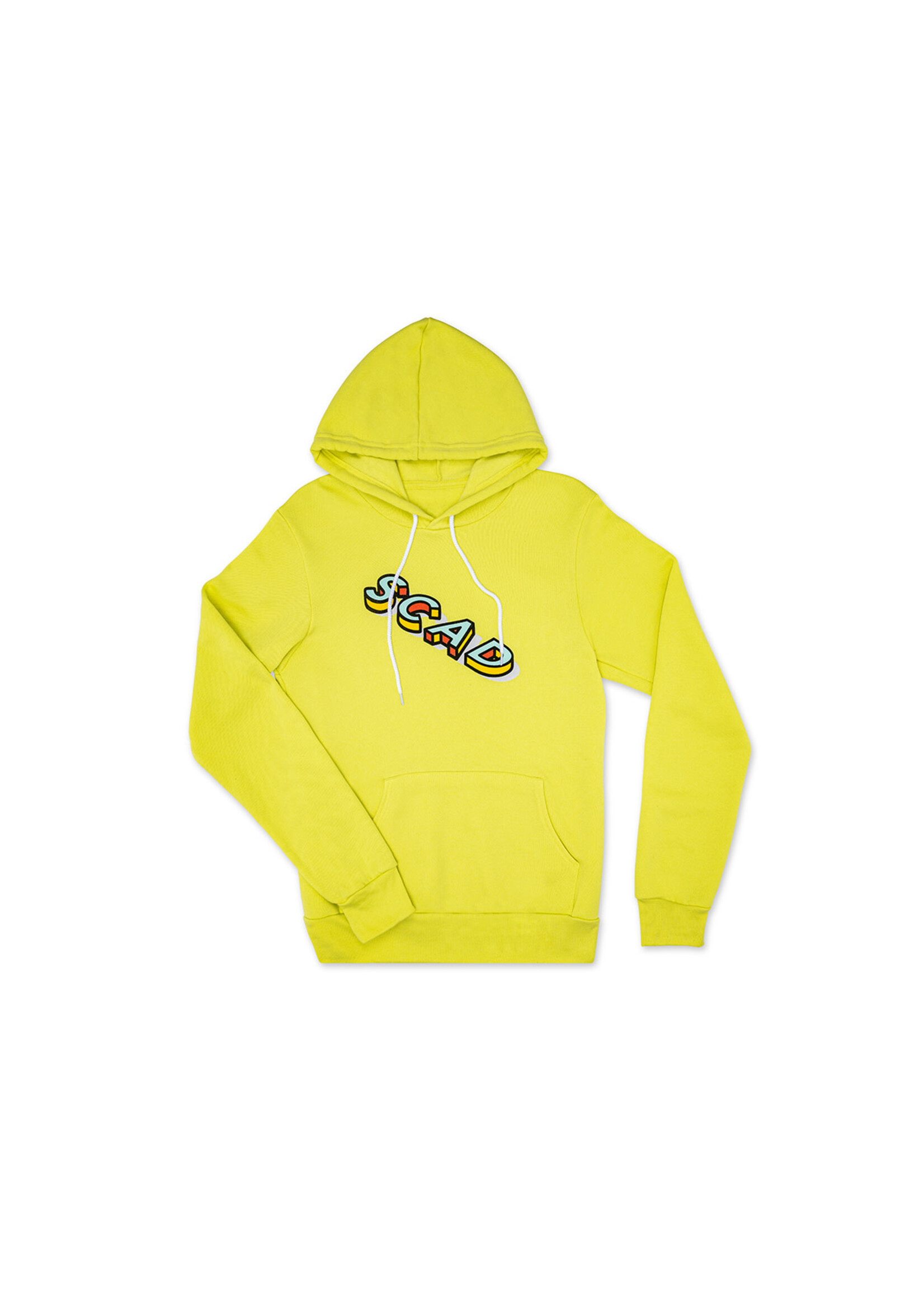 SCAD Perspective, Hooded Sweatshirt, Chartreuse