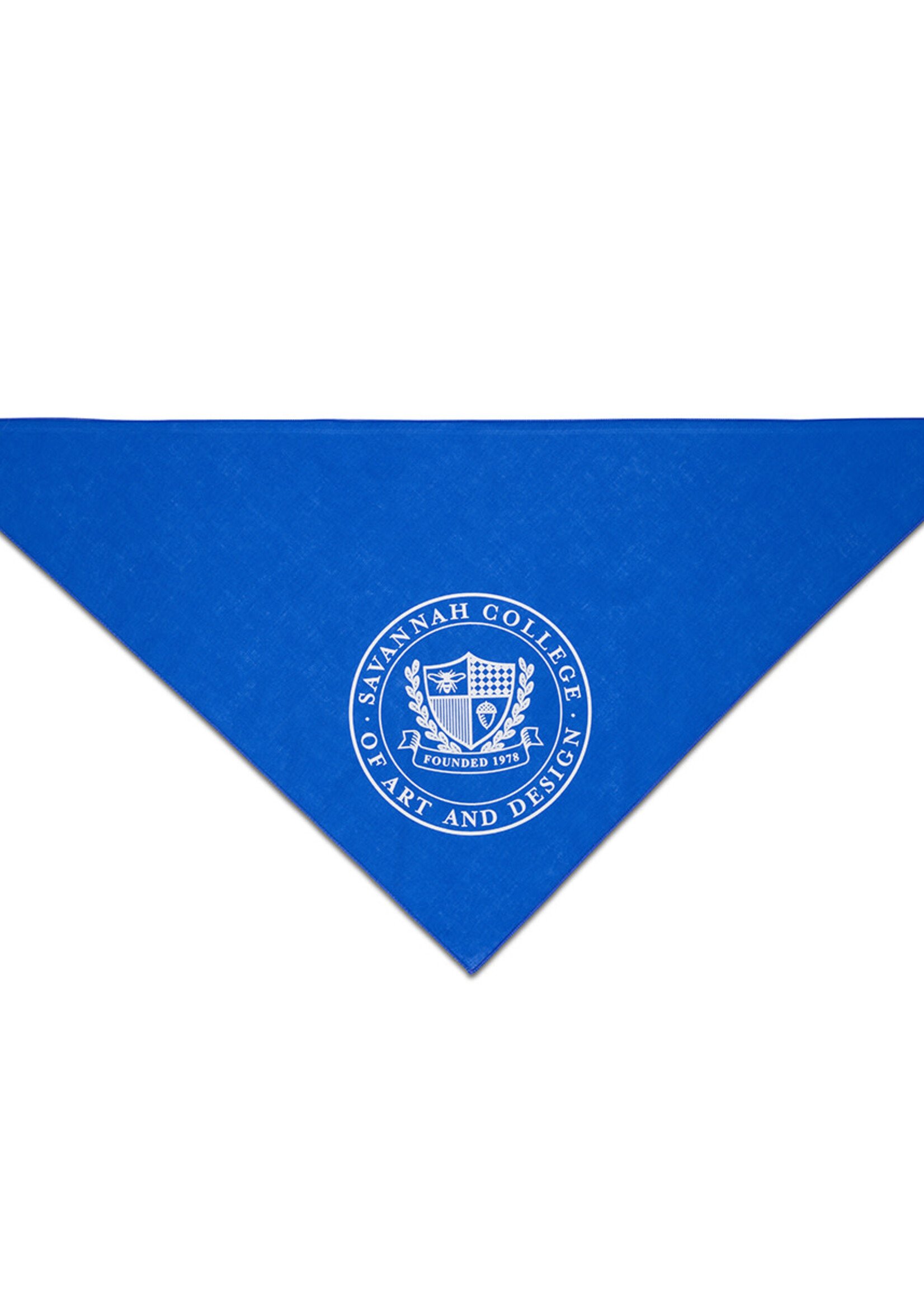 SCAD Crest Dog Bandana 22x22