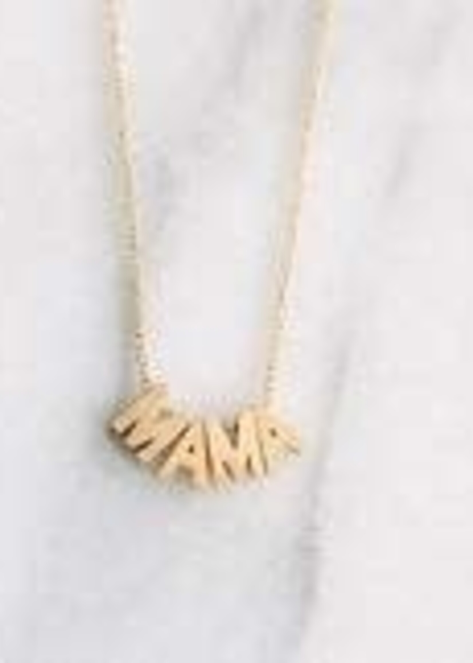 Sarah Howell Helmsie I'm Mama Necklace, Gold