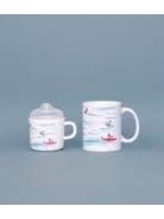 Sarah Howell Helmsie Water Skiers, Two of a Kind Cup Set