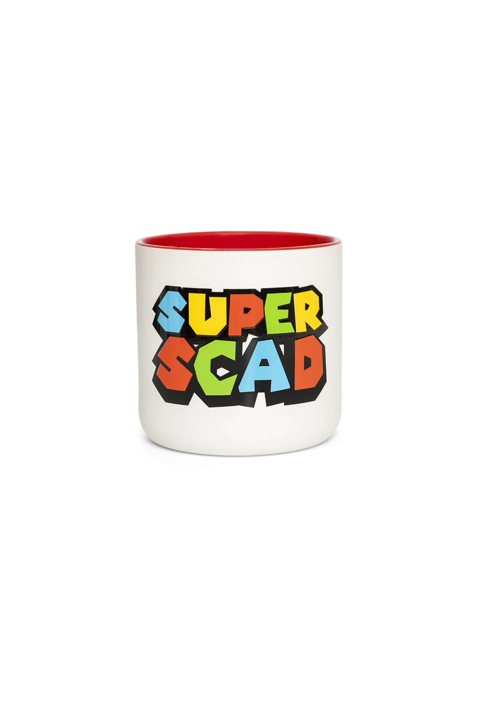 SCAD SCAD Super Mario Mug, 14 oz., White/Red