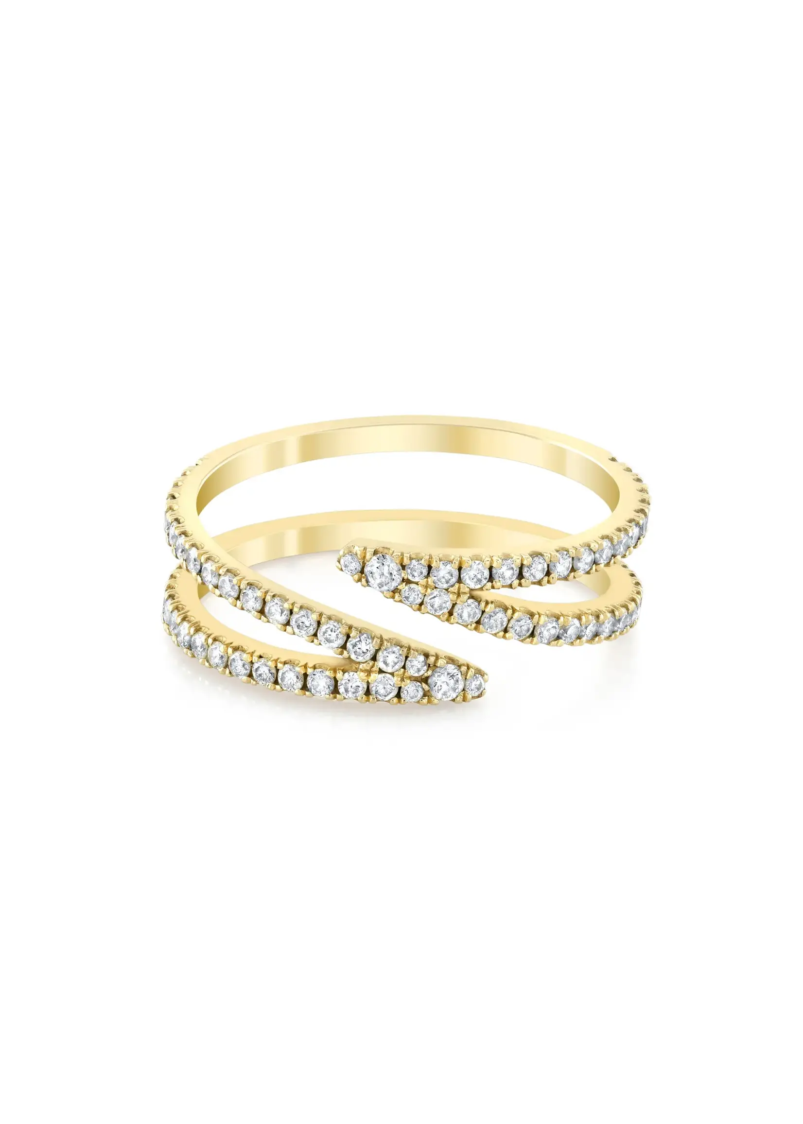 Carter Eve Jewelry Carter Eve Diamond Wrap Ring (Size 7)