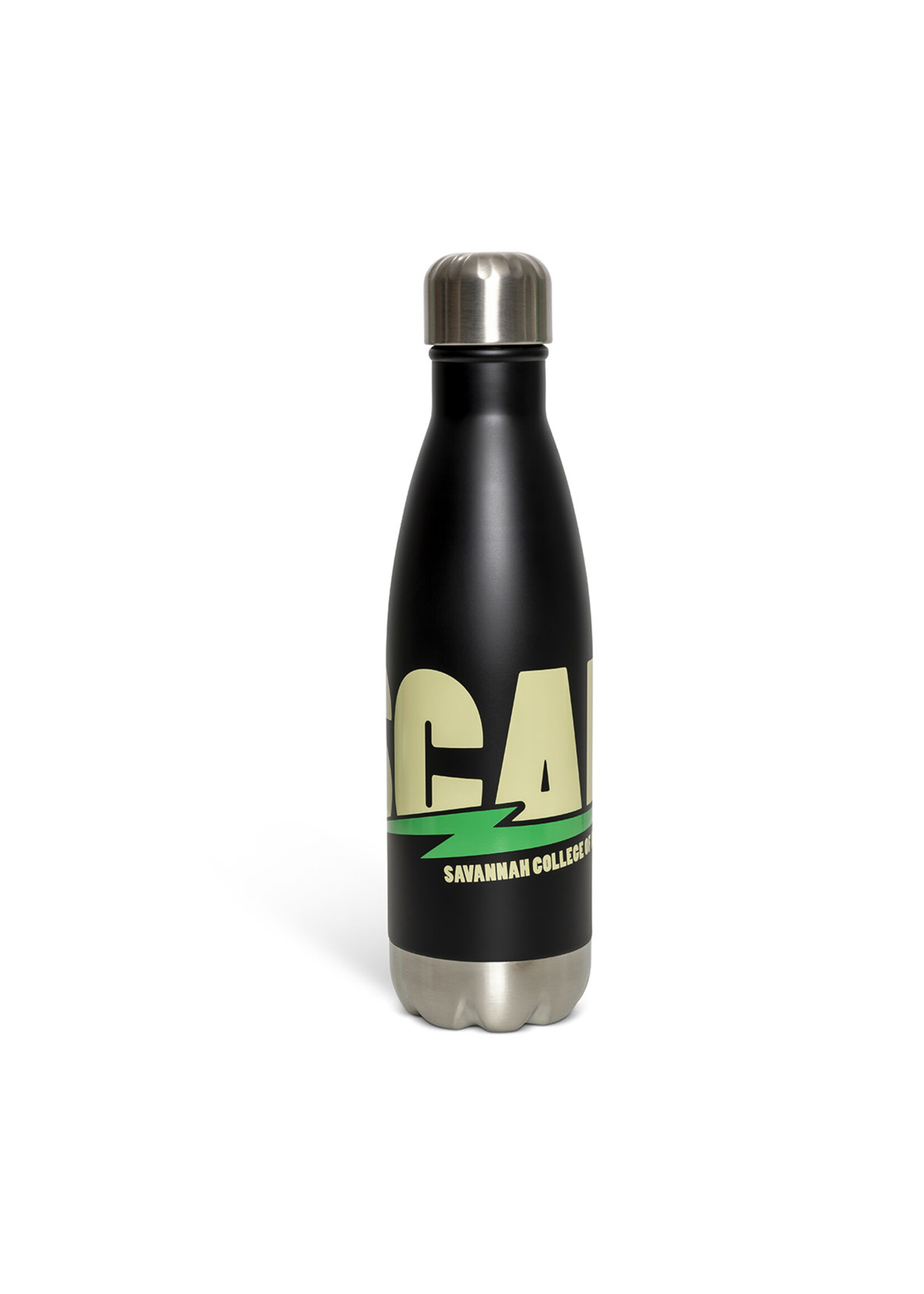 SCAD SCAD Bolt Matte Black Stainless Water Bottle 17 oz