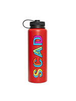 SCAD SCAD 3D Twist Red Stainless Water Bottle 40 oz.