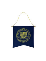 SCAD SCAD Crest, Navy Wall Flag