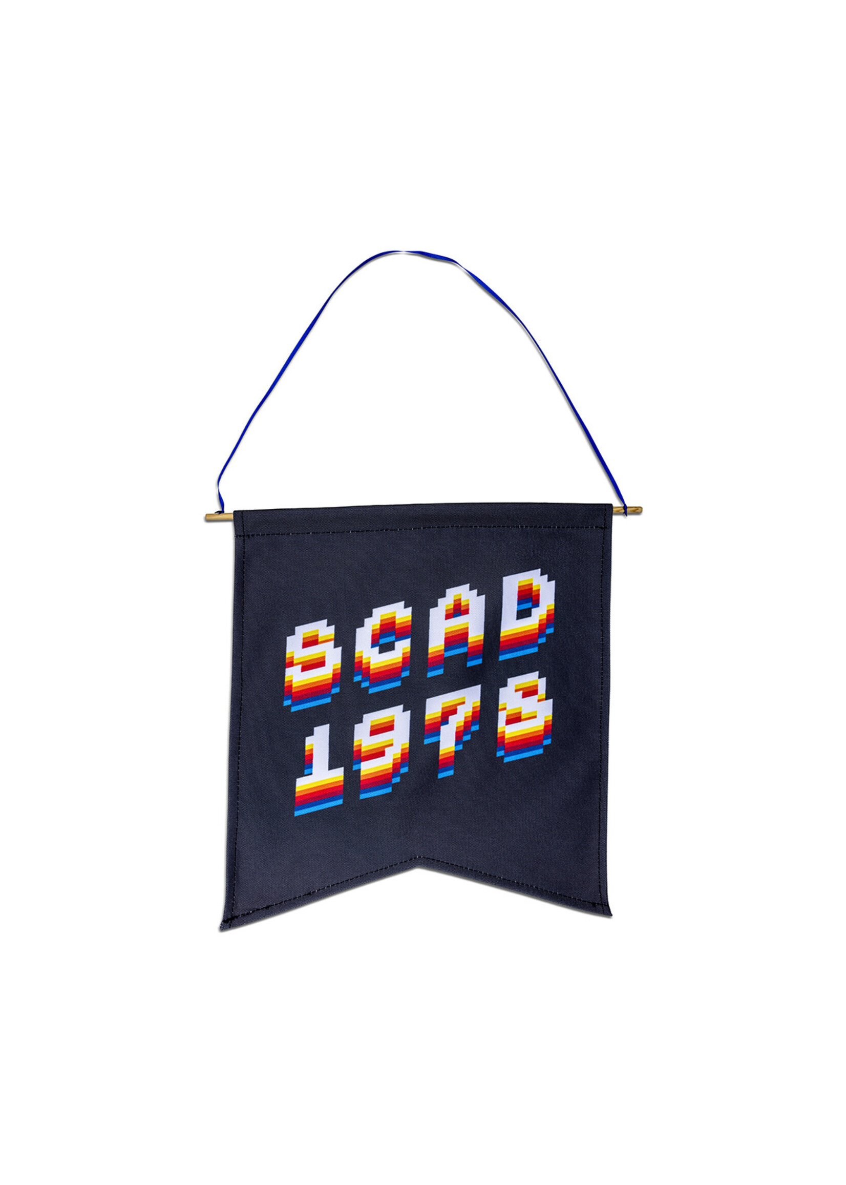 SCAD Level Up, Black Wall Flag