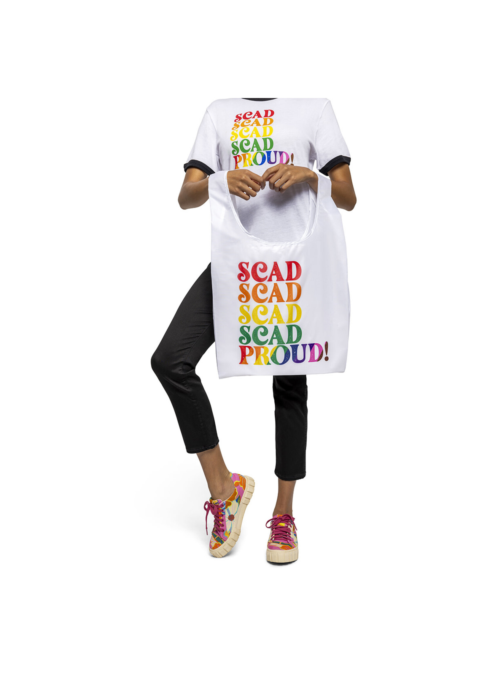 SCAD SCAD Proud, Tuck & Toss Tote White