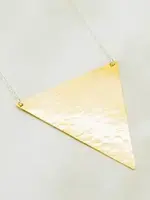 Mary Elizabeth Pulk M. Liz Triangle Necklace Medium
