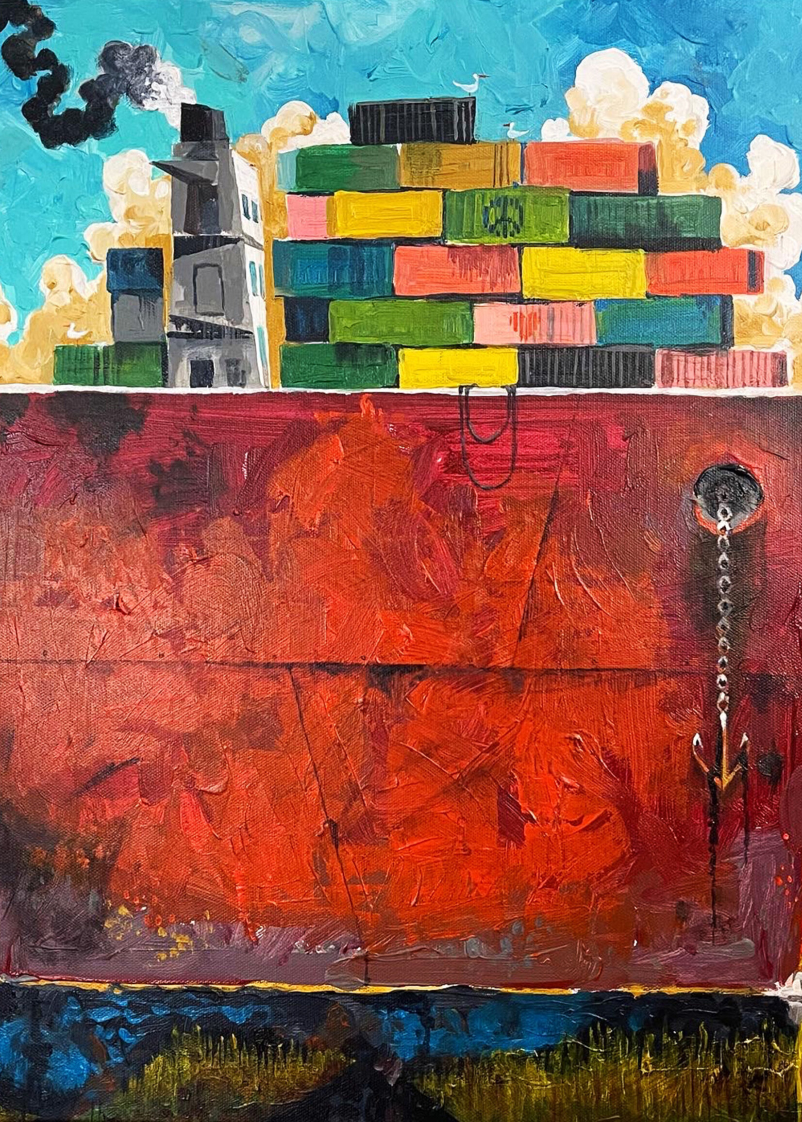 Timothy Banks Ship of Containers